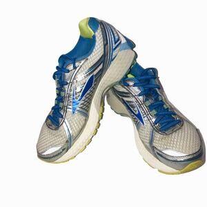 Brooks Adrenaline GTS 15 Running Shoes Womens Size 8 B Blue Silver 1201741B179